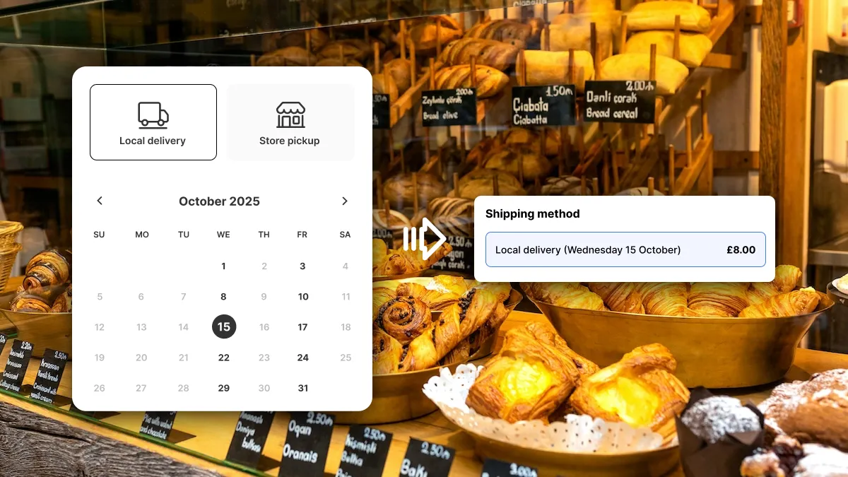 Your customers' delivery date now follows them to checkout